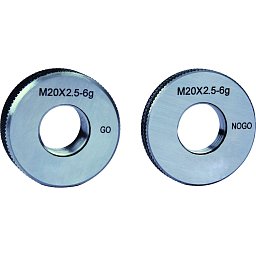 ACCUD 534-010-03 FINE THREAD RING GAUGE ( GO ) M10x1 / 6g Obrázek pro produkt ACCUD 534-010-03 FINE THREAD RING GAUGE ( GO ) M10x1 / 6g